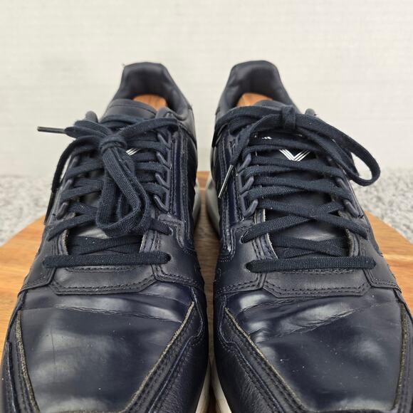 Adidas Originals White Mountaineering Racing 1 Blue Leather Sneaker Mens 10.5 - Picture 6 of 16